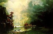 Albert Bierstadt Sierra Nevada Morning USA oil painting reproduction